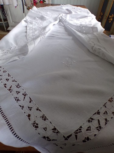 Nappe ancienne lin 168 - ancienne, cm
