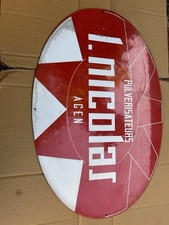 Tractor advertising plexi plate advertising sprayers Nicolas agen