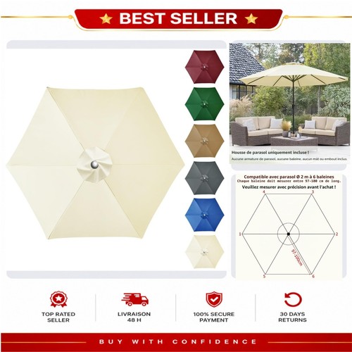 Housse parasol rechange - housse,