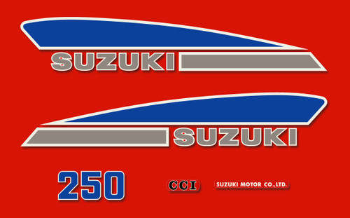 Suzuki ts250 1974 kit - ts250, déco