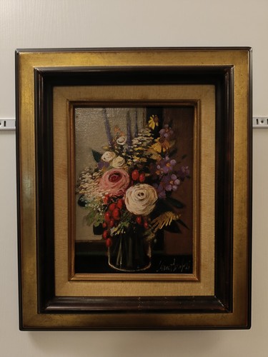 Huile sur toile signée - , de