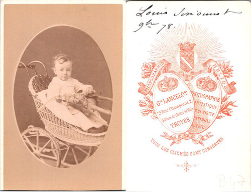 Cdv lancelot troyes baby - cdv, lancelot,