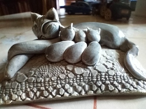Belle ceramiique chat - belle,