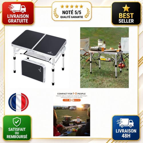Table camping pliante - table,