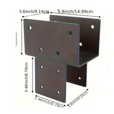 Support de bouchon 4x4 r??el 3 5x3 5 colonnes pour poteaux en bois connecteur po