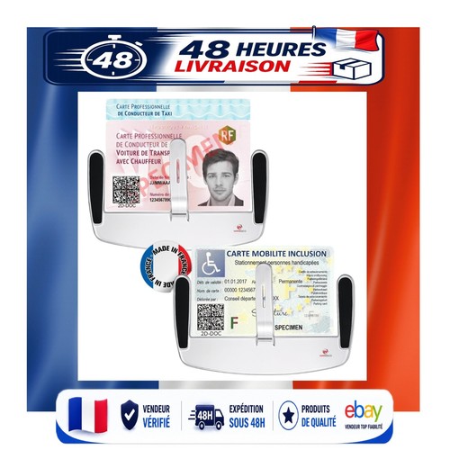 Porte carte pare - pare-brise, pmr