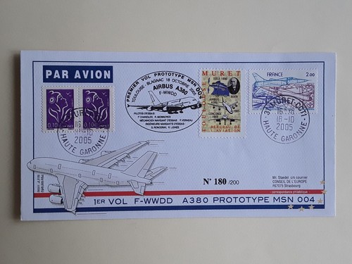 Enveloppe a380 12t2 2005 1er - enveloppe, a380-12t2