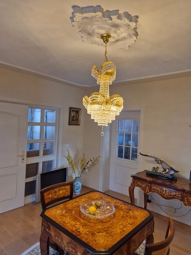 Chandelier cristal oriental - chandelier,