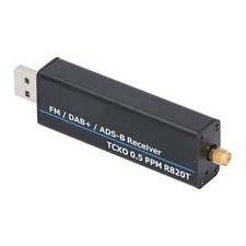 RTL SDR Receiver 100KHz To 1766MHz RTL2832U R820T2 0.5PPM TCXO Radio Receiver