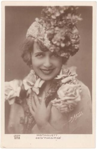 Carte photo mistinguett - carte,