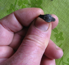 Bague bijoux antique en bronze