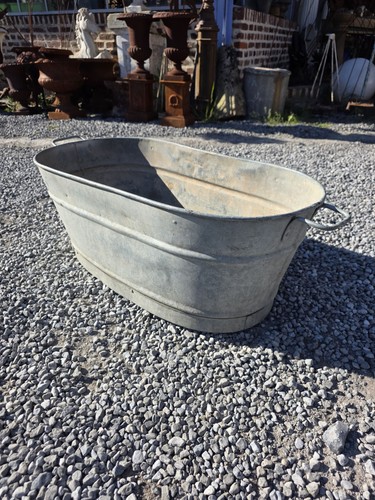 Baignoire ancienne zinc - baignoire,