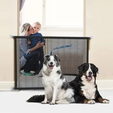 Barrière Sécurité Enfant Chien Chat Escalier Porte Maille Pliable Sans Perçage