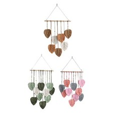 Tapisserie tissée en macramé Tenture murale Art mural bohème Gland Pendentif