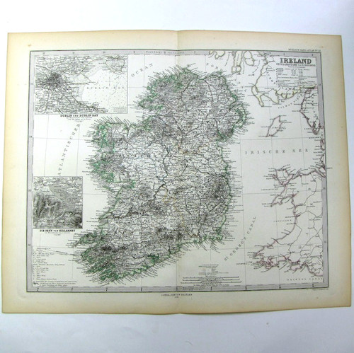 Carte map ireland irlande - carte,