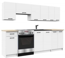 BDW - kitchenette sans appareils électriques, mini meuble de cuisine 200 ou 2...