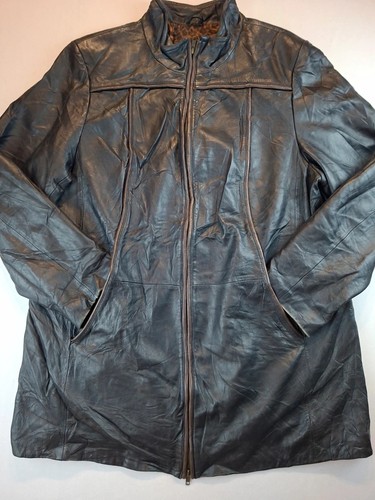 Veste cuir coldwater creek - coldwater,