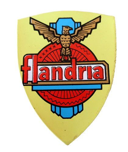 Autocollant moto flandria - moto, 1980
