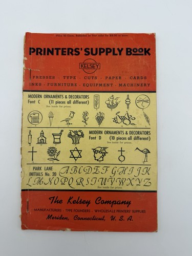 Vintage kelsey printers supply - vintage,