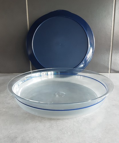 Grand plat rond - rond, couvercle