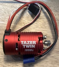 Dynamite DYNS1450 Tazer Twin 2-in-1 Brushless Motor ESC Combo 3000Kv : 1/10 2WD
