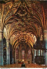 Belgique - Bastogne - Eglise Saint-Pierre - Voûte polychromée de 1536 - CPM - Vo