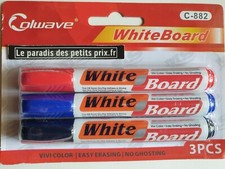 marqueur effaçable, 3 feutres