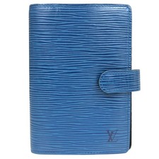 Auth Louis Vuitton Agenda PM Notebook Cover Epi Day Planner Cover R20055 CA1905