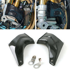 Carbon Fiber Look Motorcycle Brake Caliper Air Duct Cooler Fit For BMW Ducati
