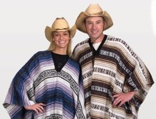 Poncho Mexicain made in Mexique unisexe