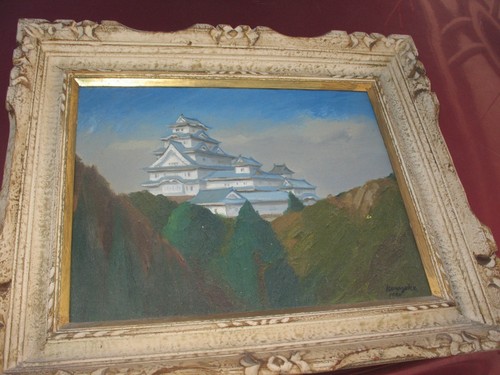 Castle painting japanese - castle,