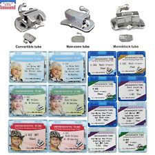 tubos de ortodoncia Dental Orthodontic Buccal Tube 1st 2nd Molar MBT Roth 022