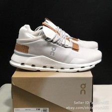 White & Pearl Cloudnova Lightweight Sneakers Unisex Men Women Brand