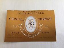 Une étiquette de champagne