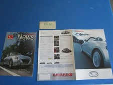 N°11238  : DAIHATSU dépliant roadster Copen avril 2006 + news n°7  2004