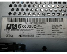 AUTORADIO DVD SMEG RECEPTEUR TELEMATIQUE PEUGEOT RCZ  96752798XN  2449098