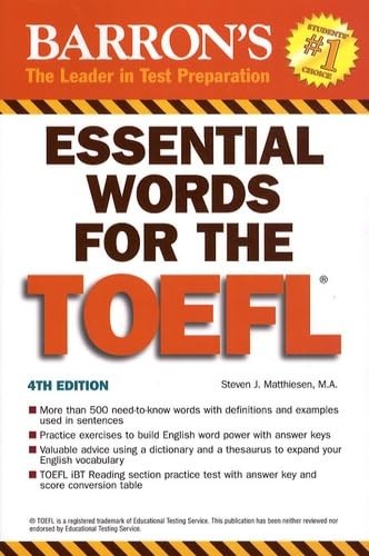 Essential words for - for, toefl