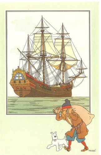 Herge grande carte - herge,