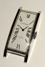 Vintage Diamant tank mens watch - Parts or repair