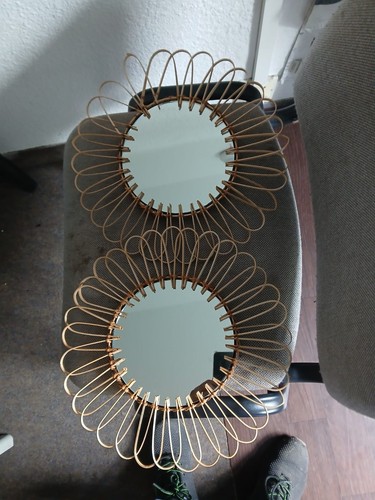 Lot miroirs muraux ronds - miroirs,