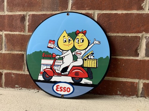Esso scooter oil - esso, garage