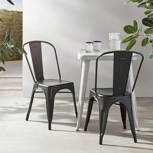 Lot chaises métal - lot, 4