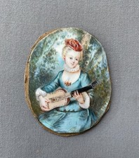 Jeune musicienne, peinture