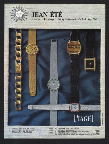 Publicité 1970 montre - publicité,
