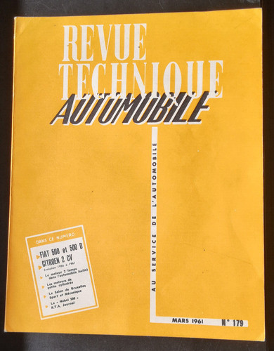 Revue technique fiat 500 - 500, et