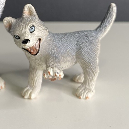 Schleich dog husky - husky, puppy