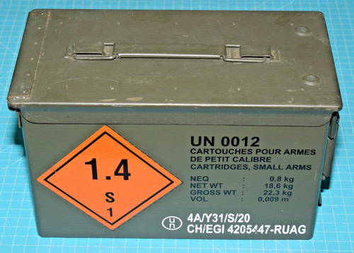 Caisse munitions militaire - munitions,