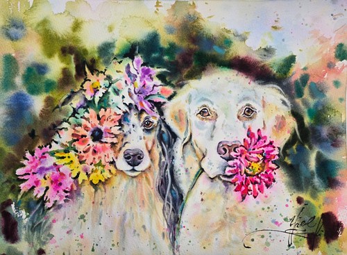 Peinture aquarelle originale