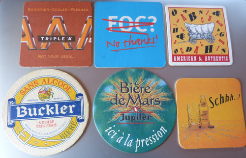 Lot dessous verre - lot, 6