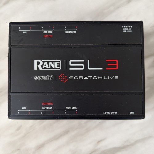 Rane sl3 scratch live - scratch, serato